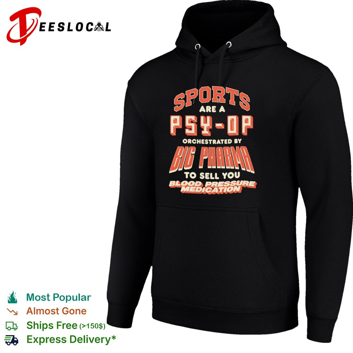 Sports are a psy op orchestrated by big pharma to sell you blood pressure medication shirt