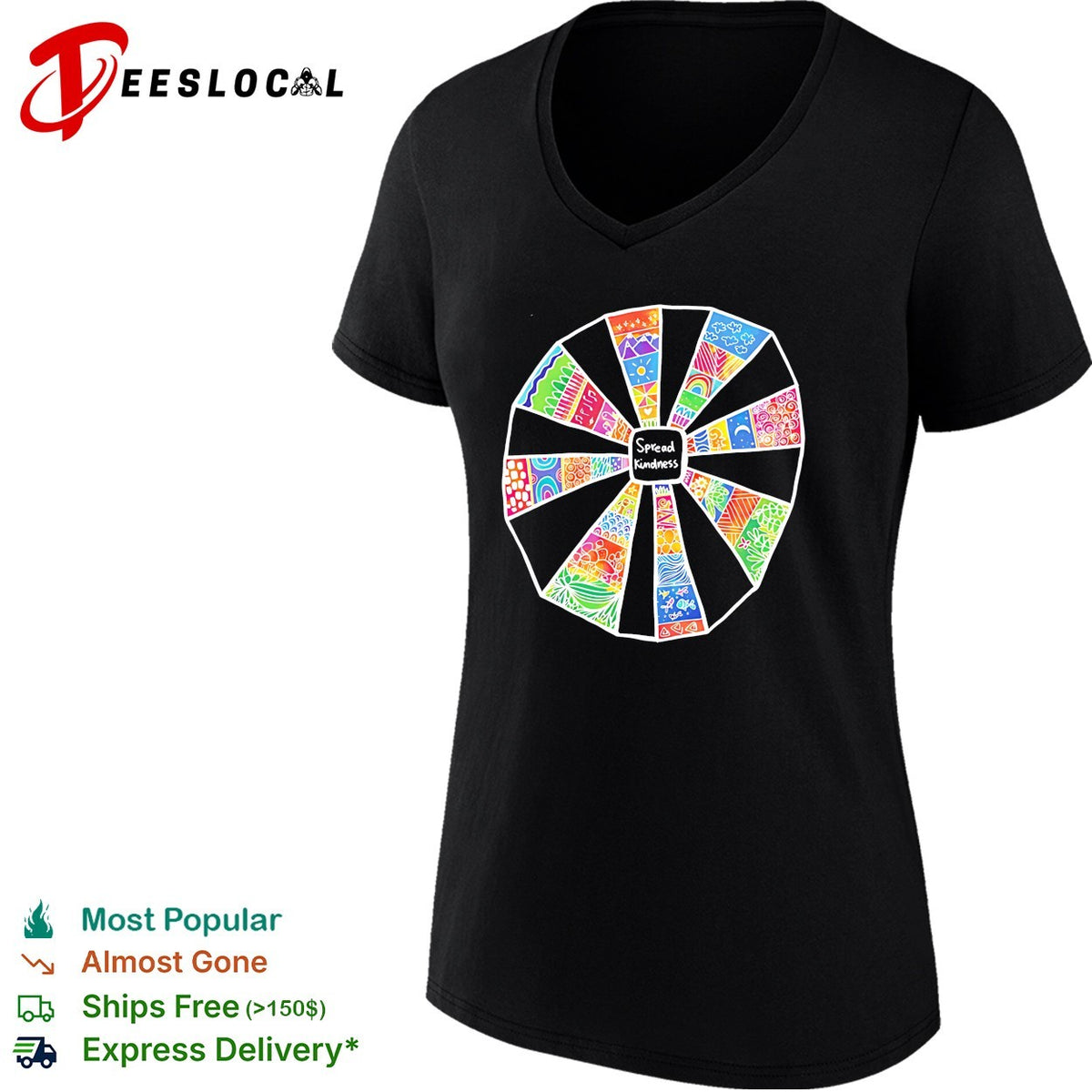 Spread Kindness spin roll shirt
