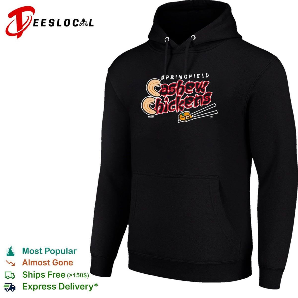 Springfield Cashew Chickens Baseball Team Shirt