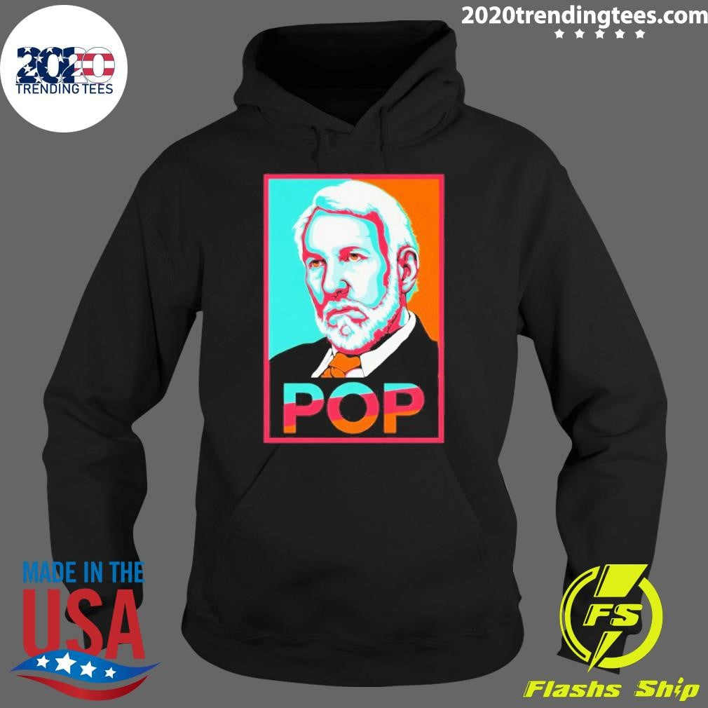 Spurs Fiesta Colors Popovich POP Hope poster parody shirt