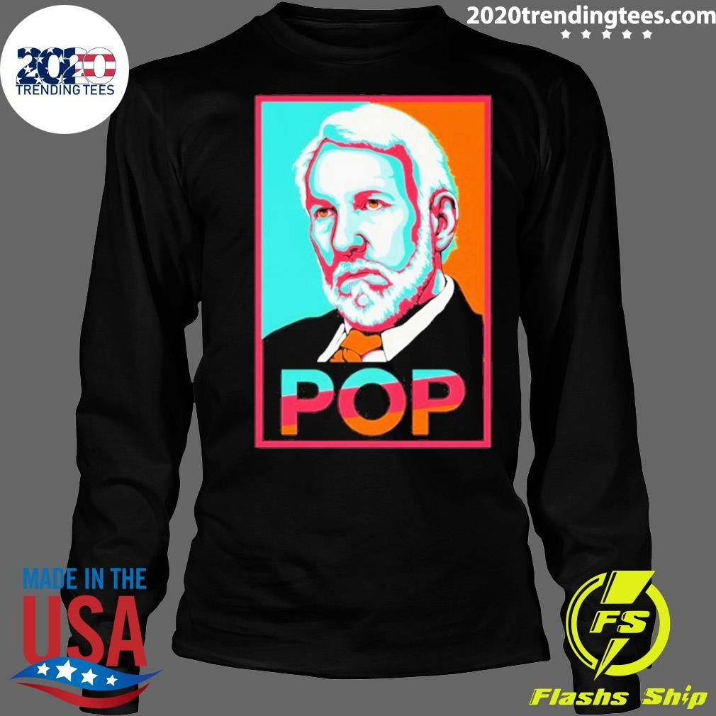 Spurs Fiesta Colors Popovich POP Hope poster parody shirt
