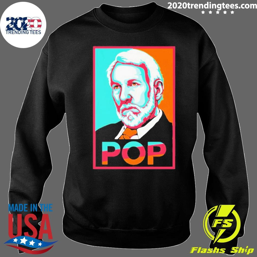 Spurs Fiesta Colors Popovich POP Hope poster parody shirt