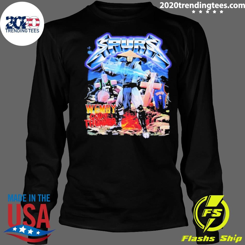 Spurs God Of Thunder Wemby San Antonio Spurs Shirt