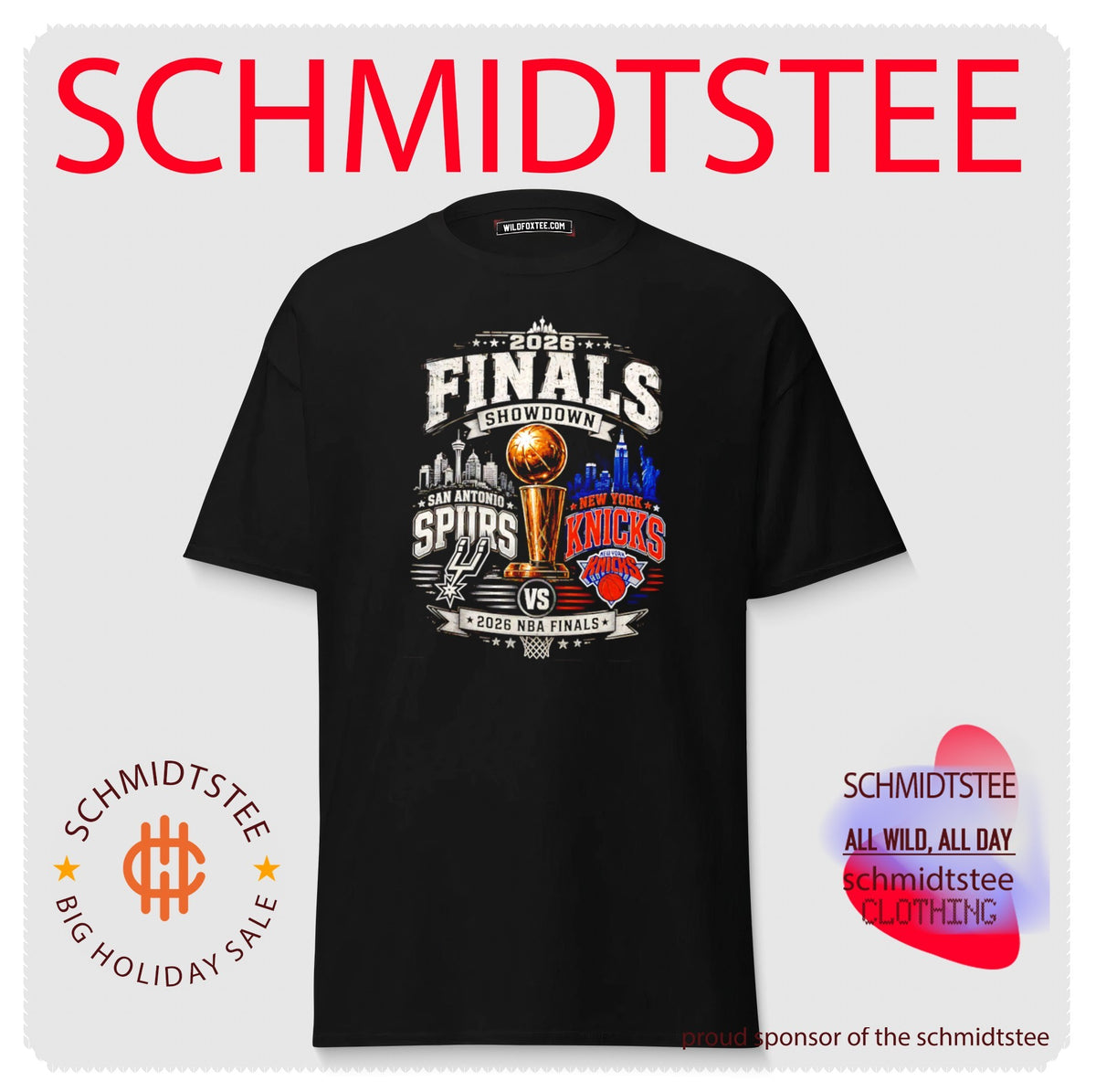Spurs vs Knicks 2026 Finals Showdown Championship shirt