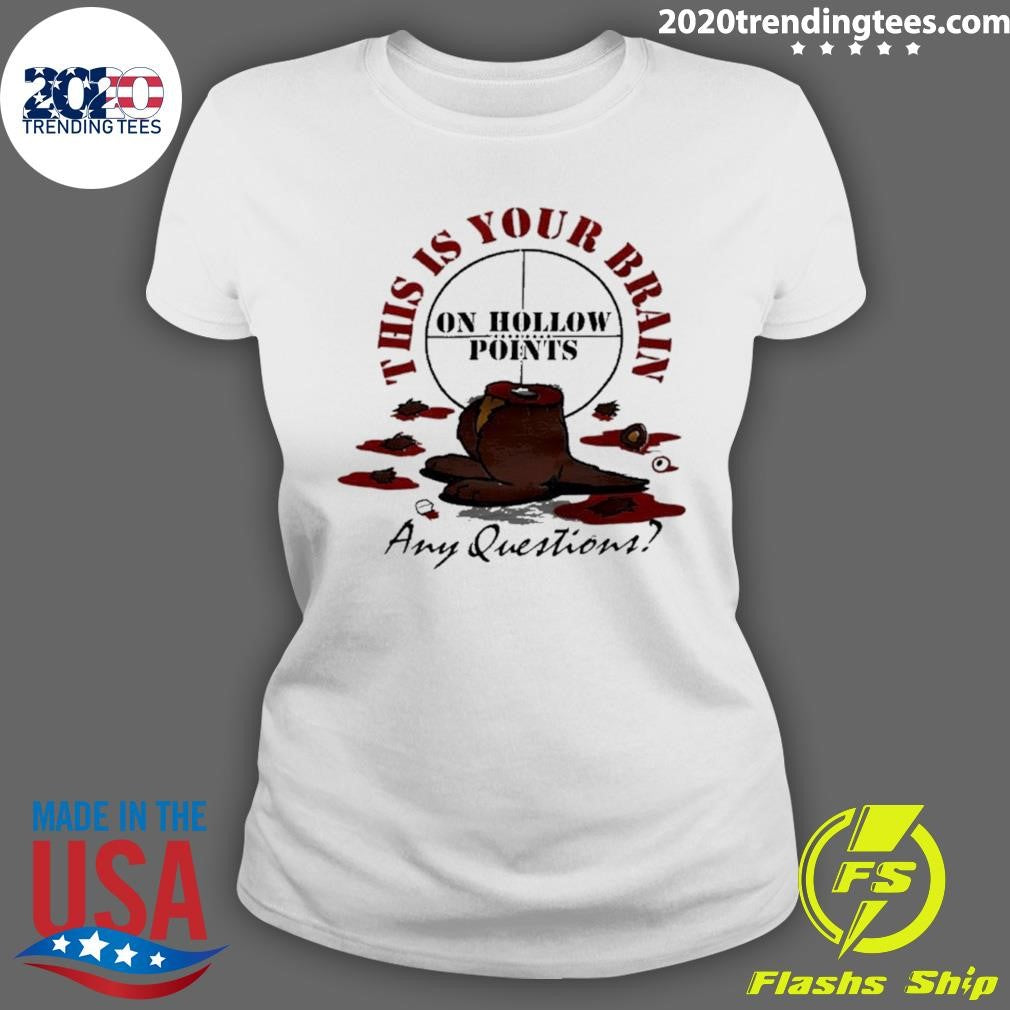 Squirrel This Is Your Brain One Hollow Points Shirt