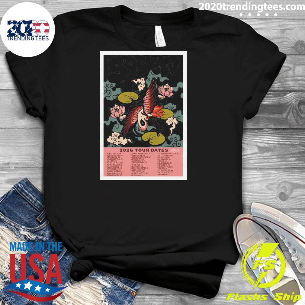 Sqwerv Summer Tour 2026 Poster Shirt