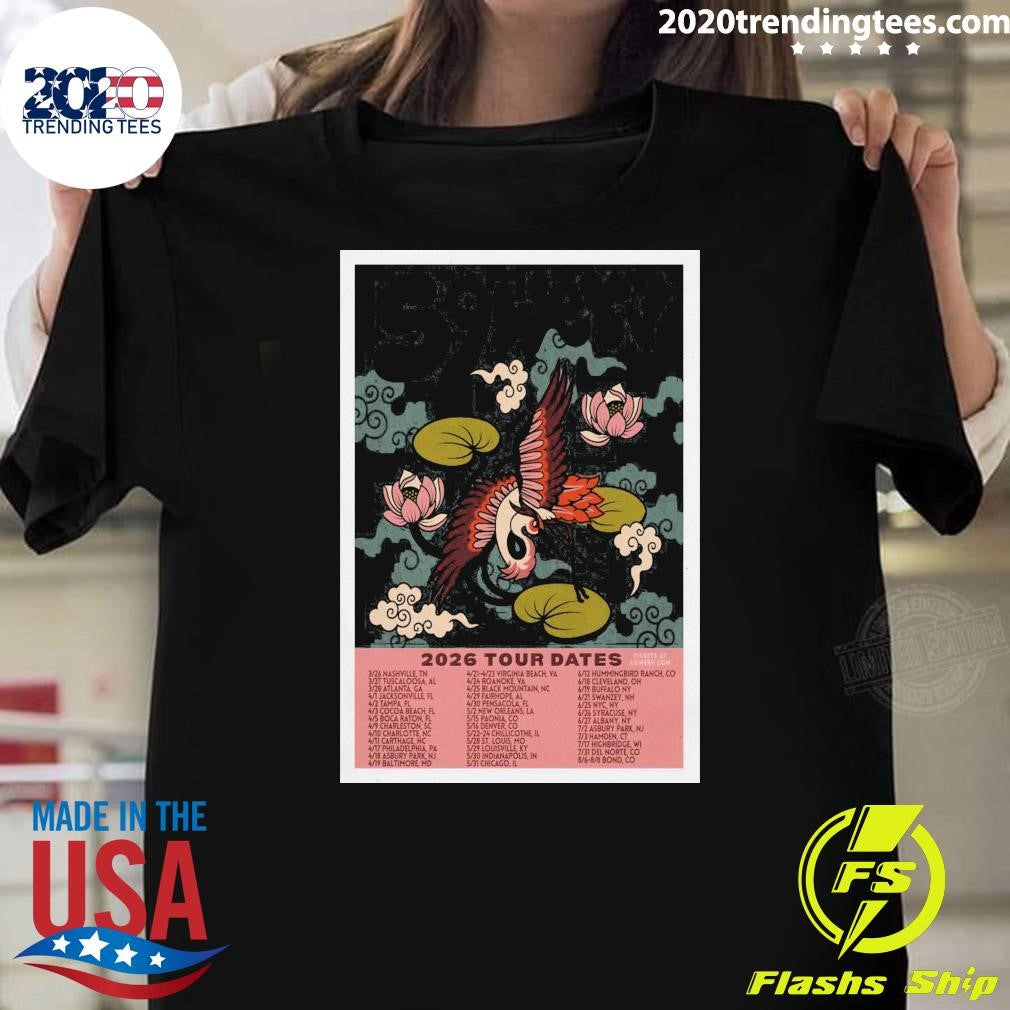 Sqwerv Summer Tour 2026 Poster Shirt