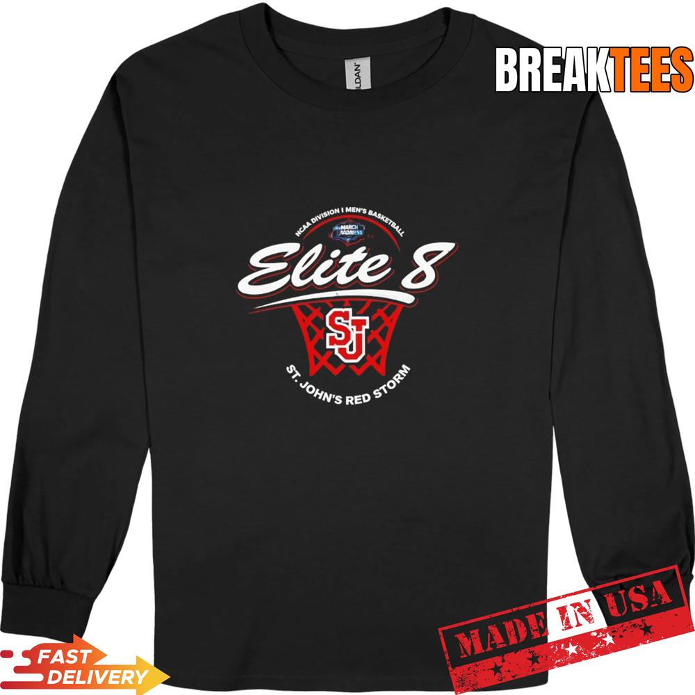 St John’s Red Storm 2026 Elite 8 NCAA DI Men’s Basketball March Madness Shirt