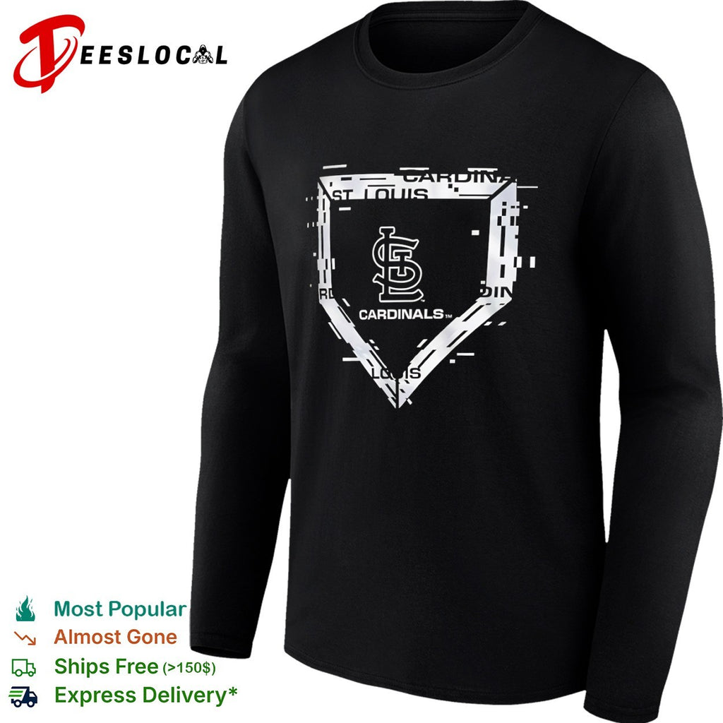 St Louis Cardinals logo Home Plate Glitch shirt