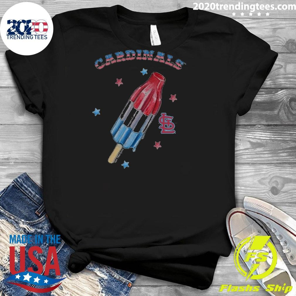 St. Louis Cardinals Tiny Turnip Youth Rocket Pop Shirt