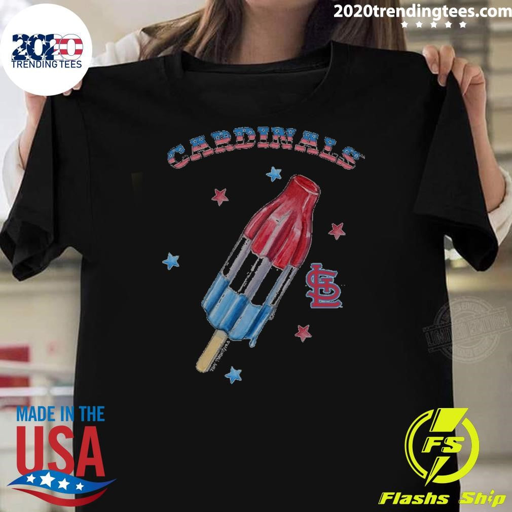 St. Louis Cardinals Tiny Turnip Youth Rocket Pop Shirt