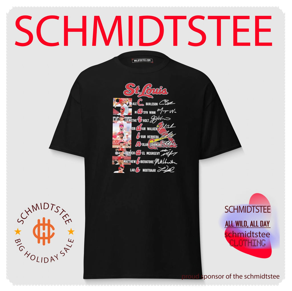 St. Louis Cardinals players name signature shirt