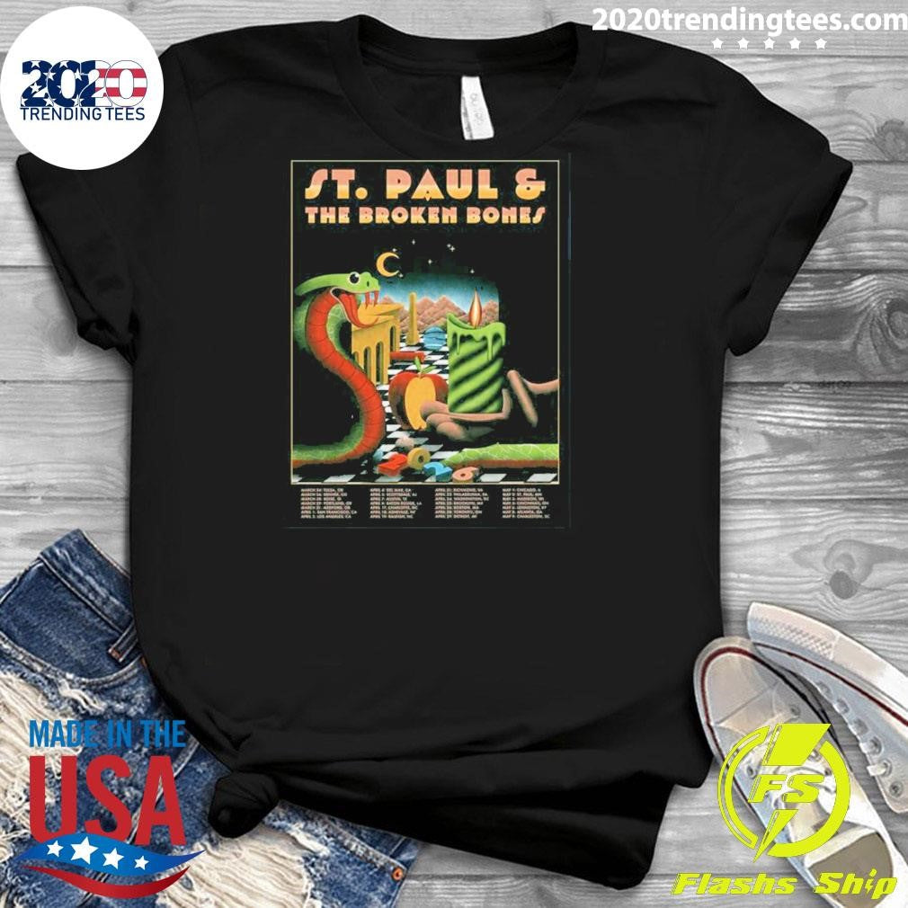 St. Paul And The Broken Bones 2026 North America Tour Shirt
