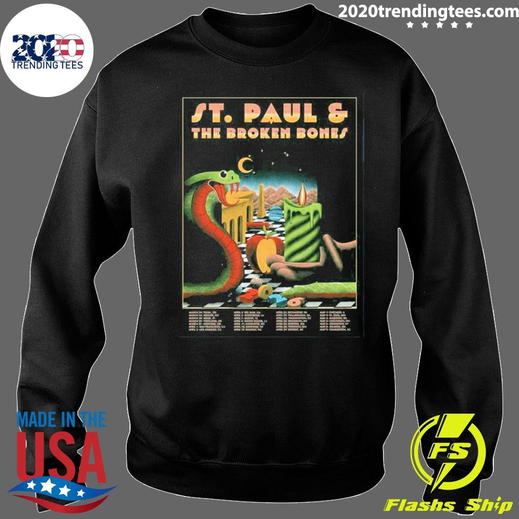 St. Paul And The Broken Bones 2026 North America Tour Shirt