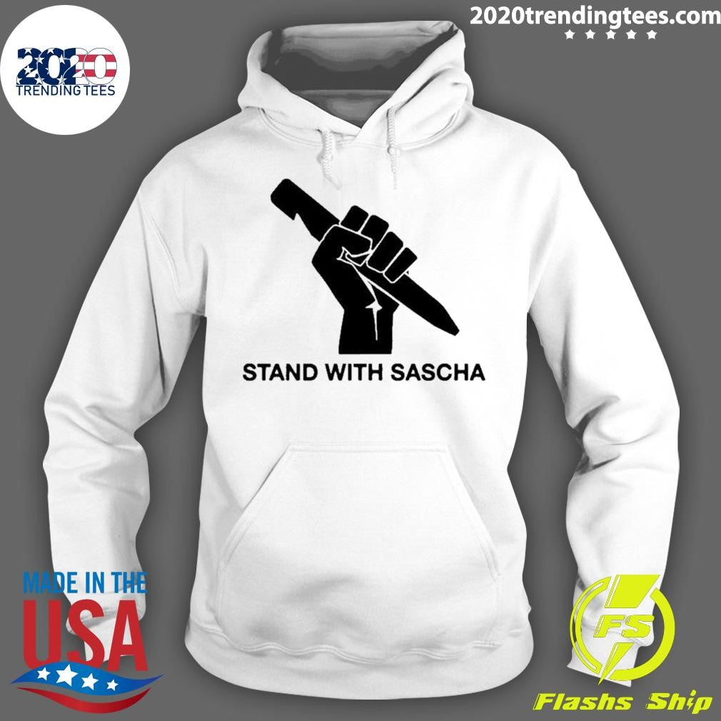 Stand With Sascha Hand Fight Parody Shirt