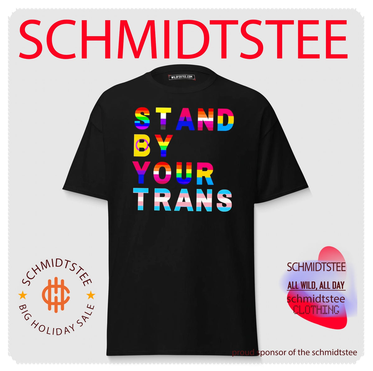 Stand by your trans LGBTQ rainbow shirt