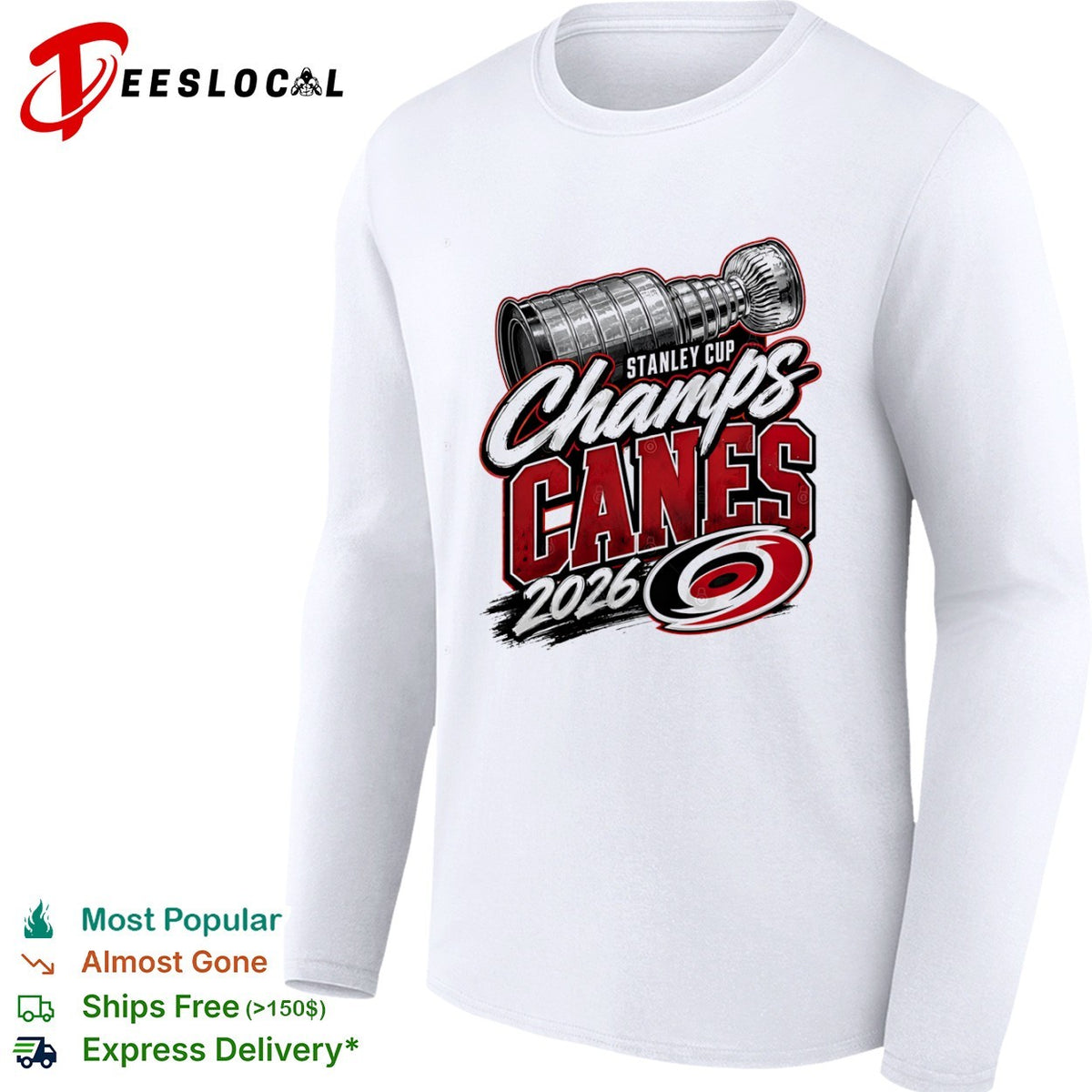 Stanley Cup Champs Canes 2026 Carolina Hurricanes NHL Hockey Shirt