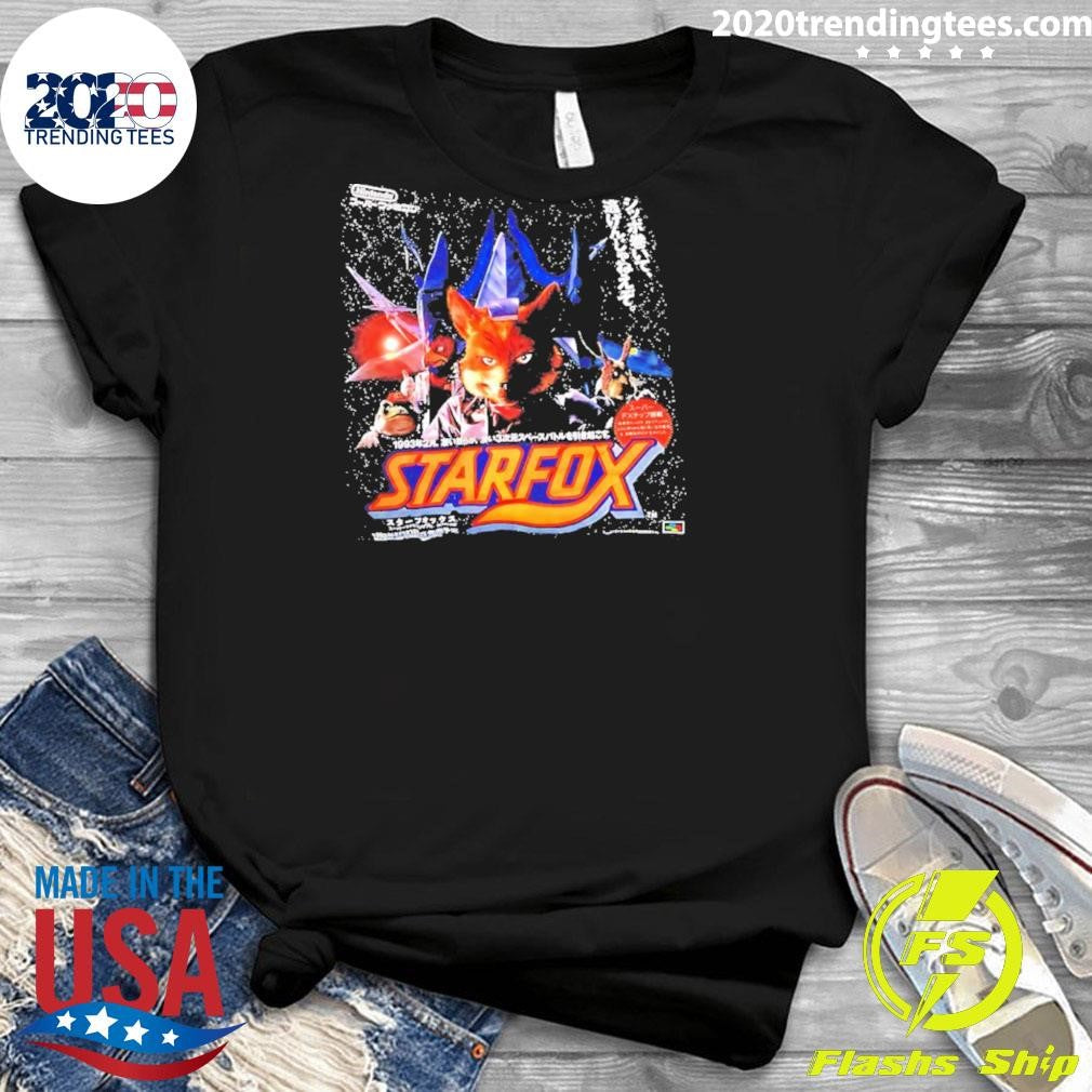 Star Fox 1993 Super Famicom Video Game Shirt