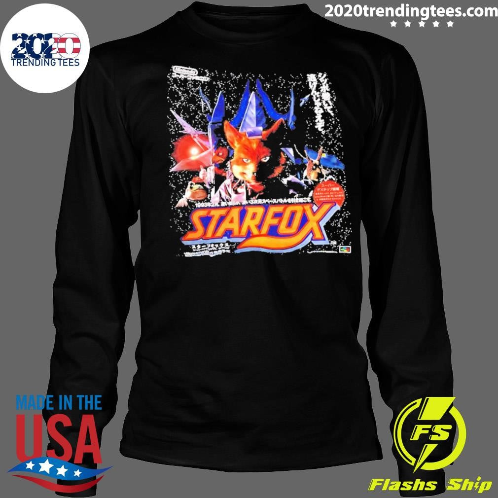 Star Fox 1993 Super Famicom Video Game Shirt