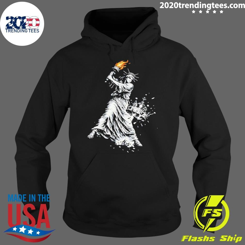 Statue Of Liberty Democracy No Kings Anti-trump Shirt