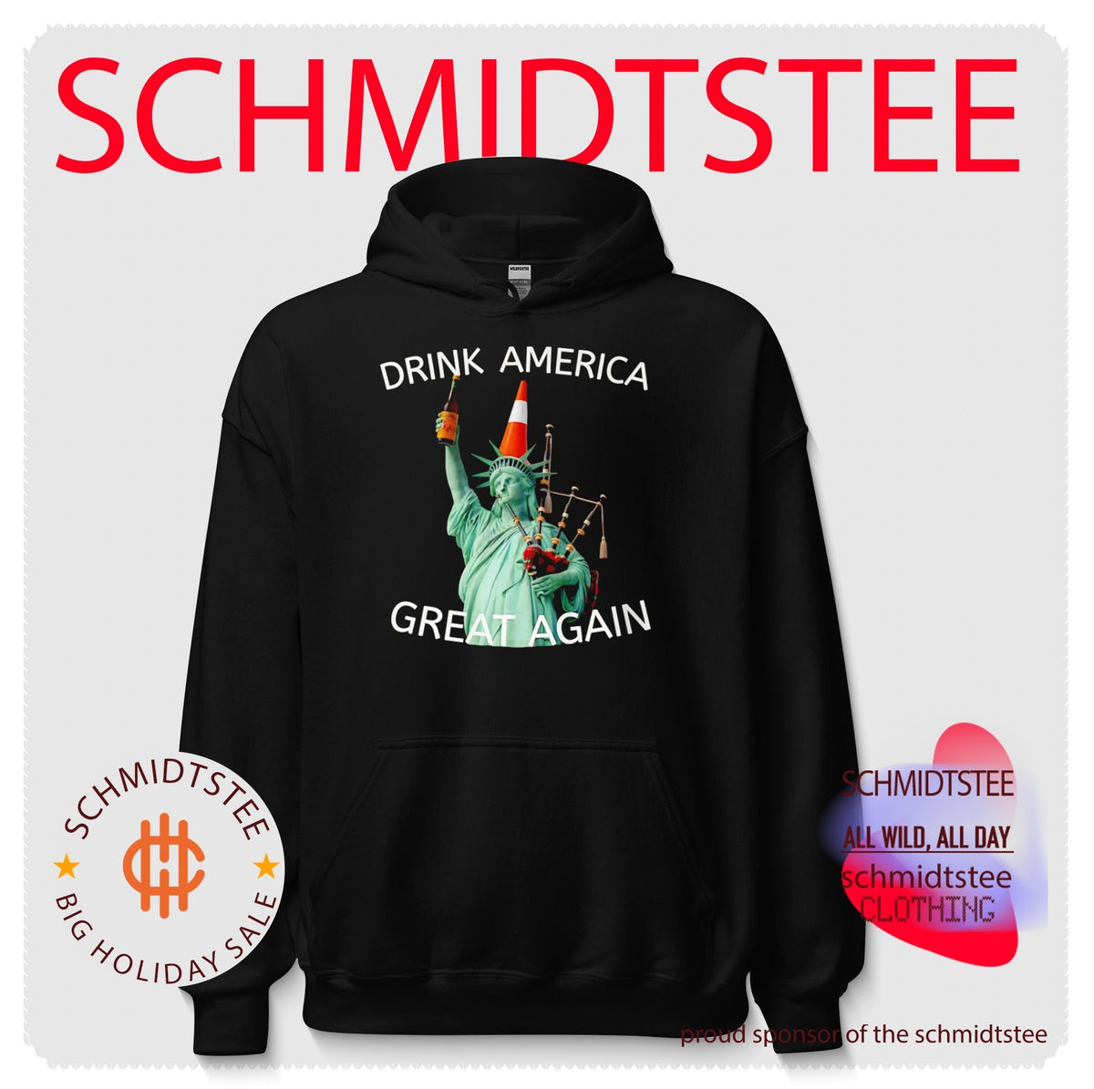 Statue Of Liberty Drink America Great Again shirt