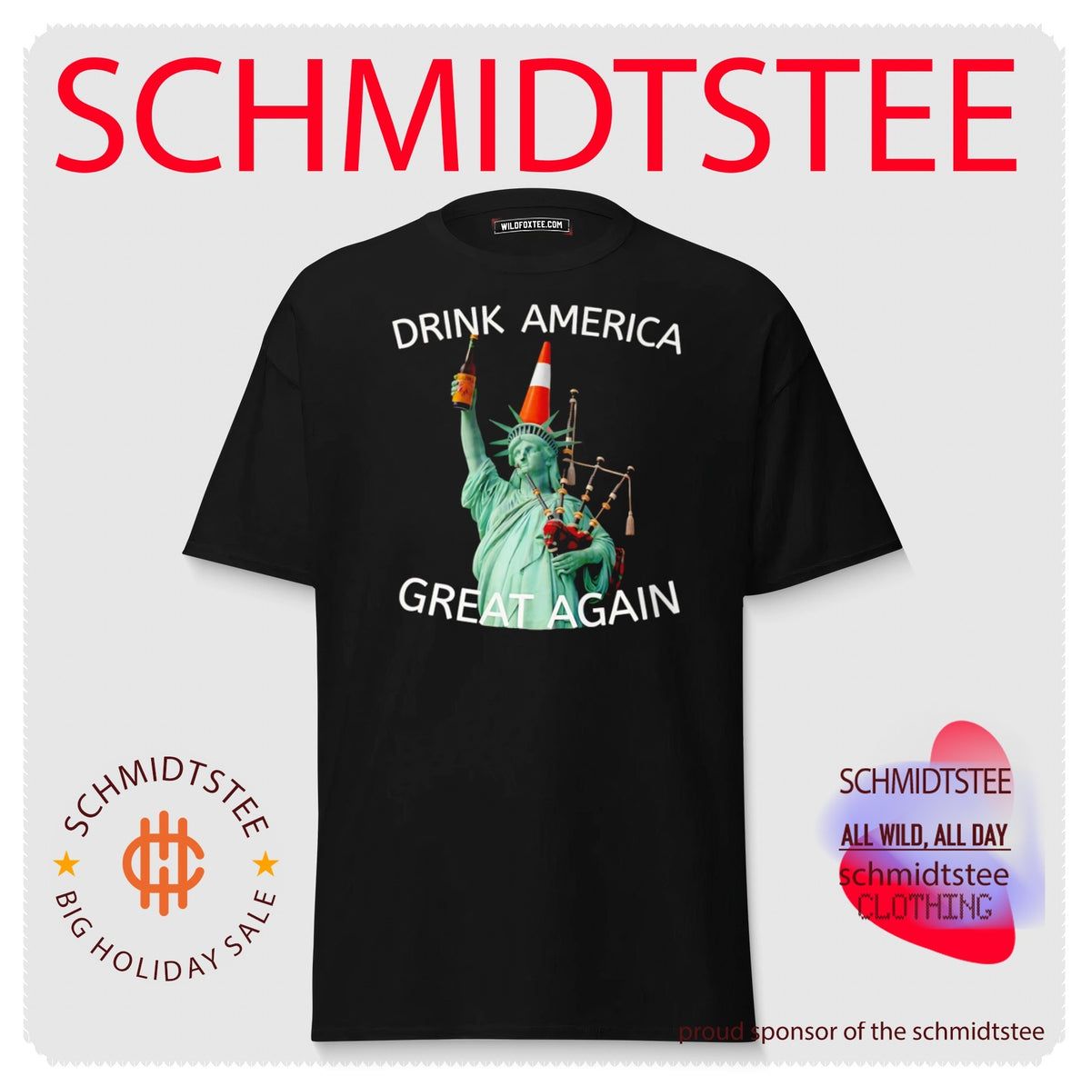 Statue Of Liberty Drink America Great Again shirt