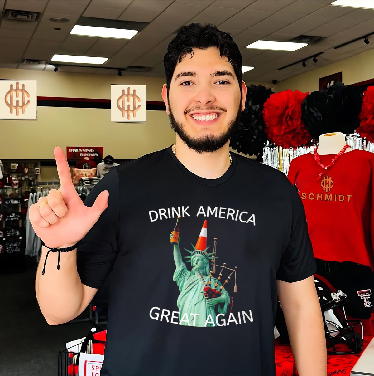 Statue Of Liberty Drink America Great Again shirt