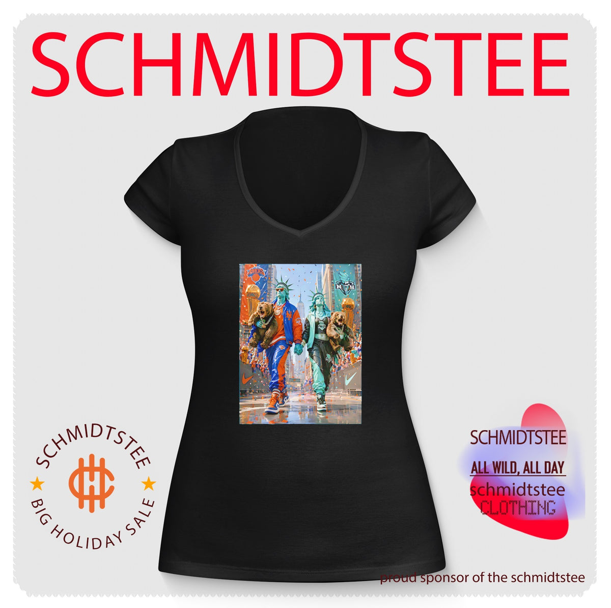 Statue Of Liberty NY Knicks And NY Liberty Championship Celebration shirt