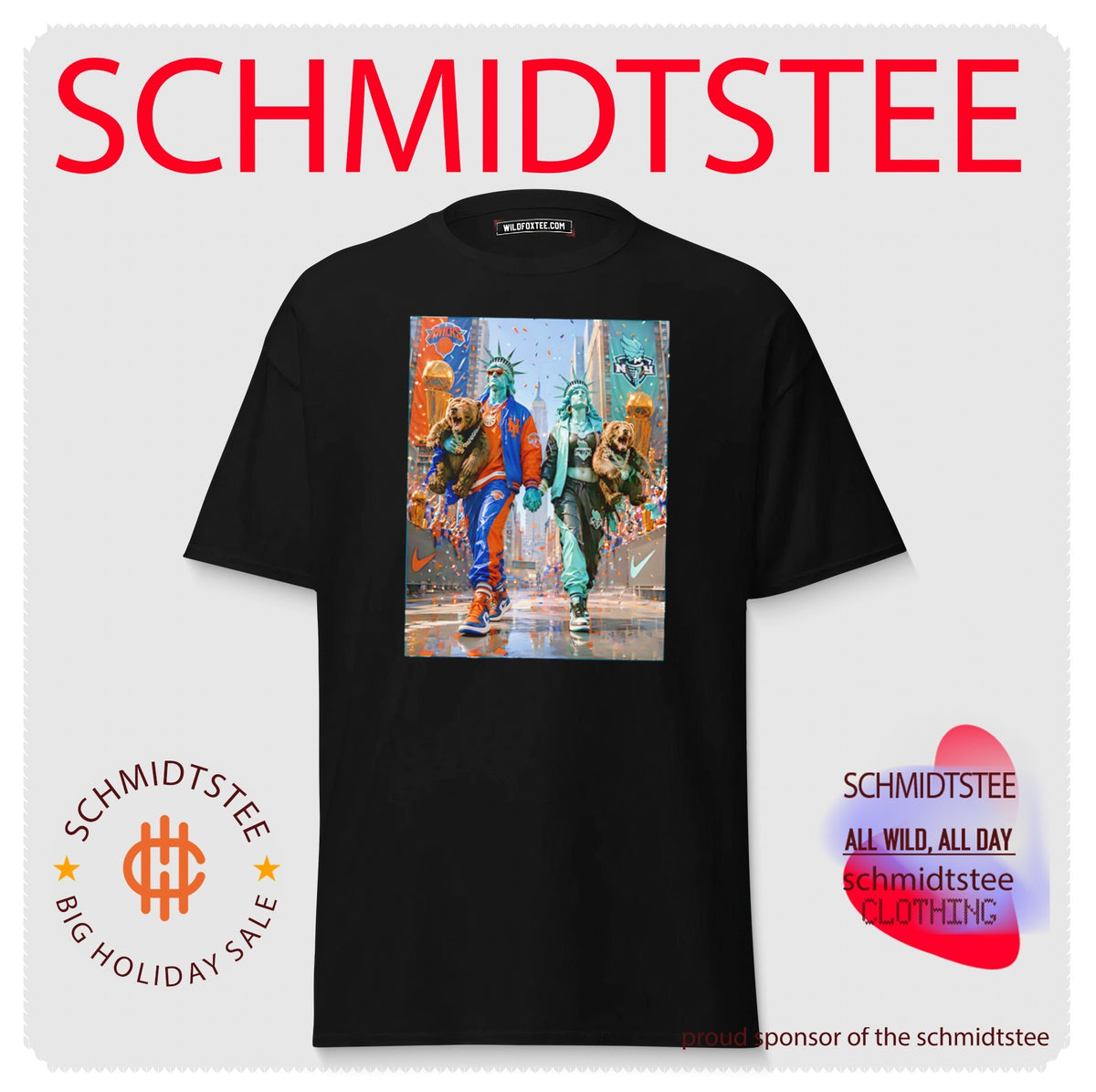 Statue Of Liberty NY Knicks And NY Liberty Championship Celebration shirt