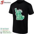 Statue of Liberty live free or nothing patriotic graphic shirt