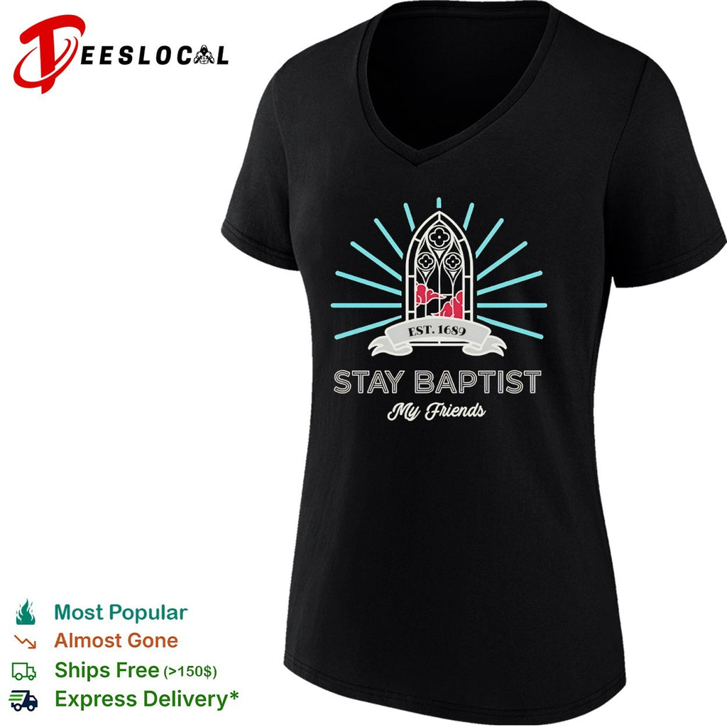 Stay Baptist My Friends Est 1689 Akatsuki Cloud Gothic Window Aesthetic shirt