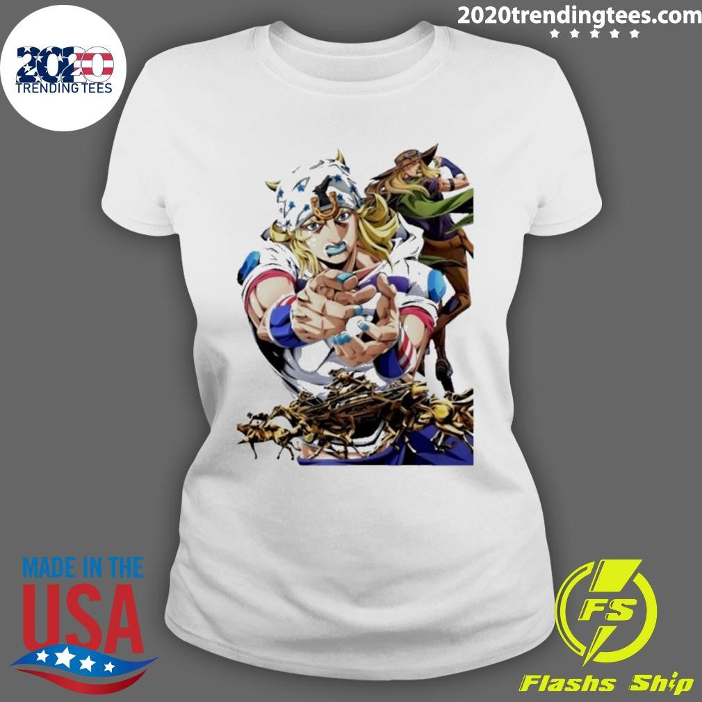 Steel Ball Run Jojos Bizarre Adventure Anime Shirt
