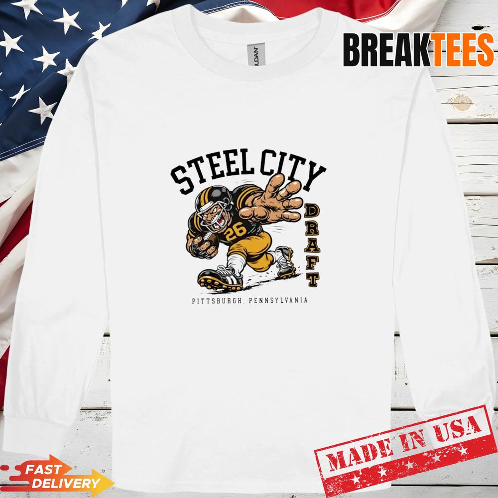 Steelers City Pennsylvania 2026 Draft Pittsburgh Mascot Football Shirt