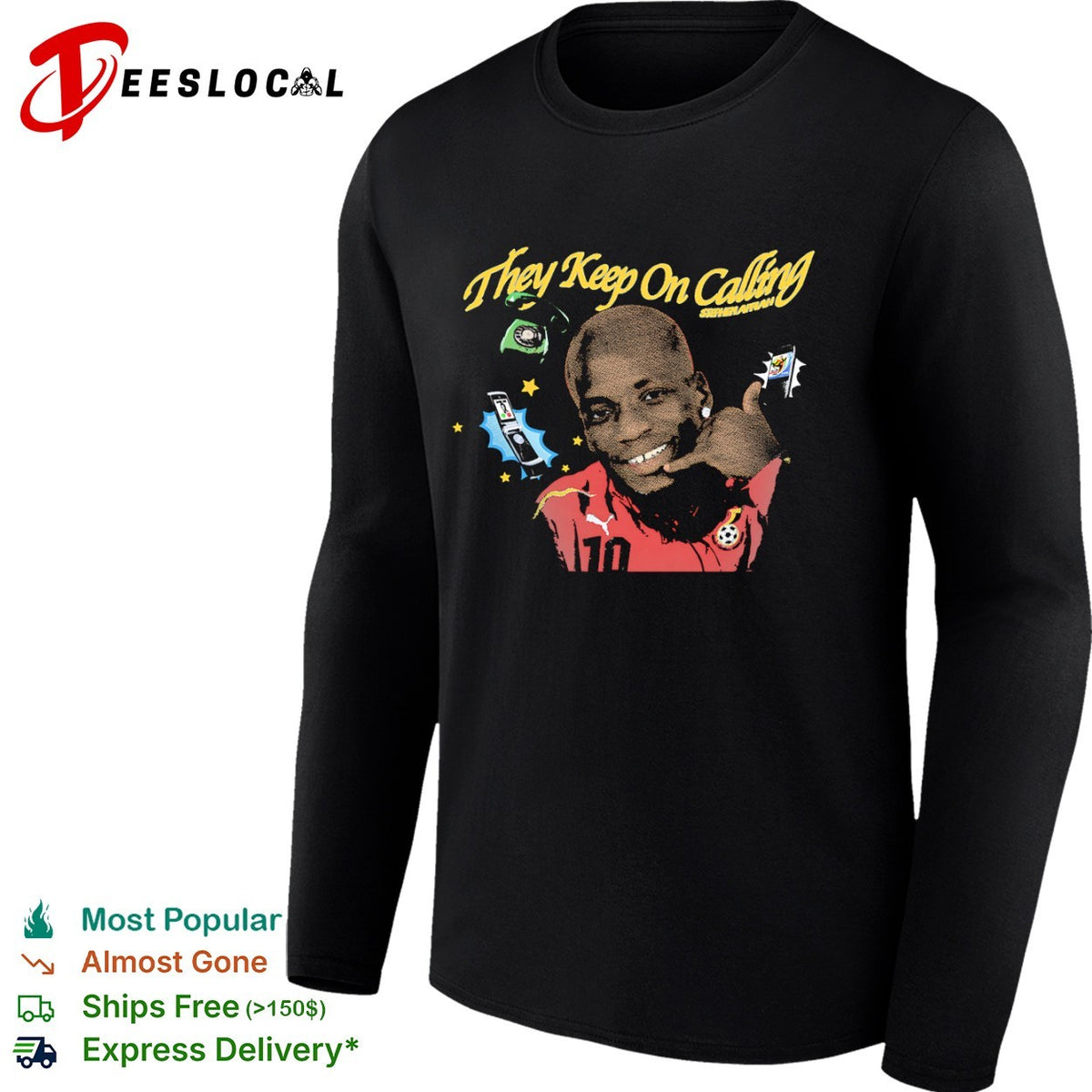 Stephen Appiah Ghana National Football Team They Keep On Calling shirt