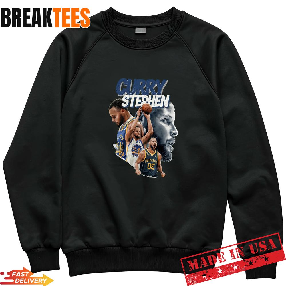 Stephen Curry Vintage Fan Collage T-Shirt