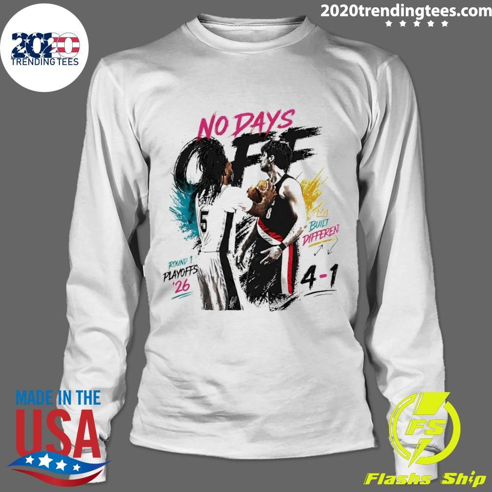 Stephon Castle San Antonio Spurs Basketball No Days Off Built Different Shirt