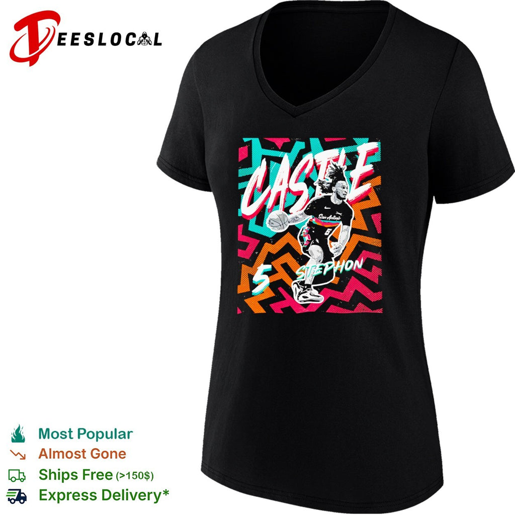 Stephon Castle San Antonio Spurs NBA 5 Castle Stephon shirt