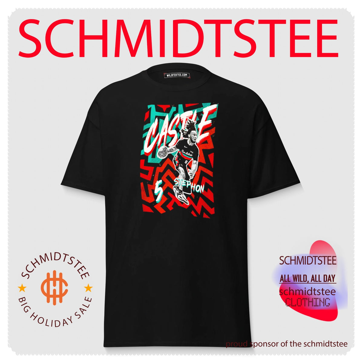 Stephon Castle San Antonio Spurs The Castle shirt