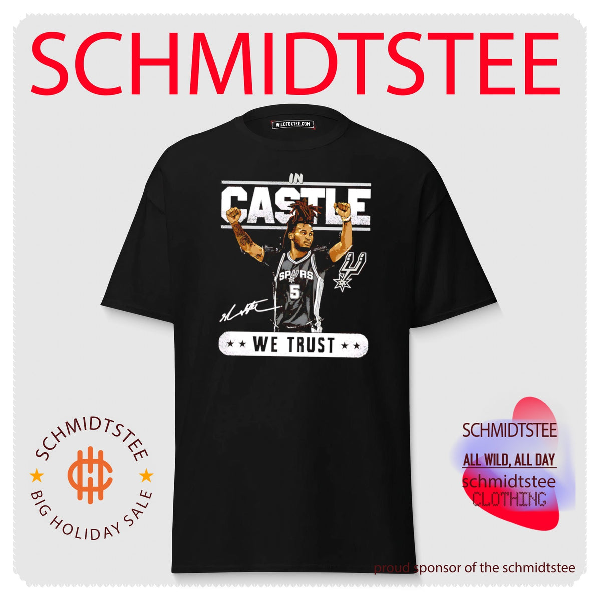Stephon Castle San Antonio Spurs We Trust signature shirt