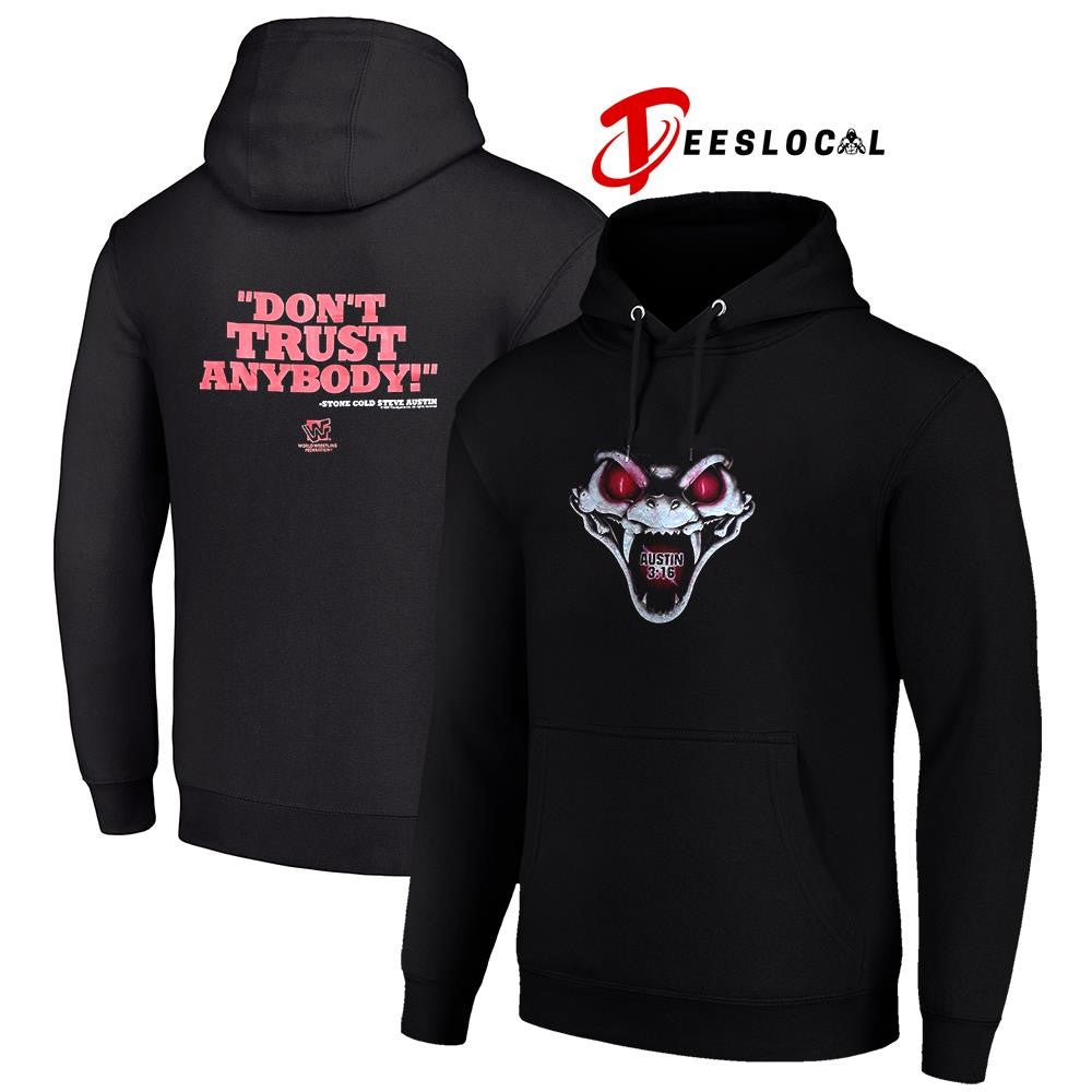 Steve Austin 3 16 Don’t trust anybody snake shirt