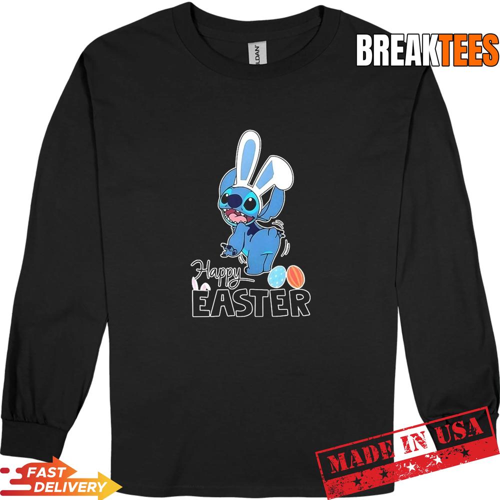 Stich Happy Easter 2026 T-Shirt