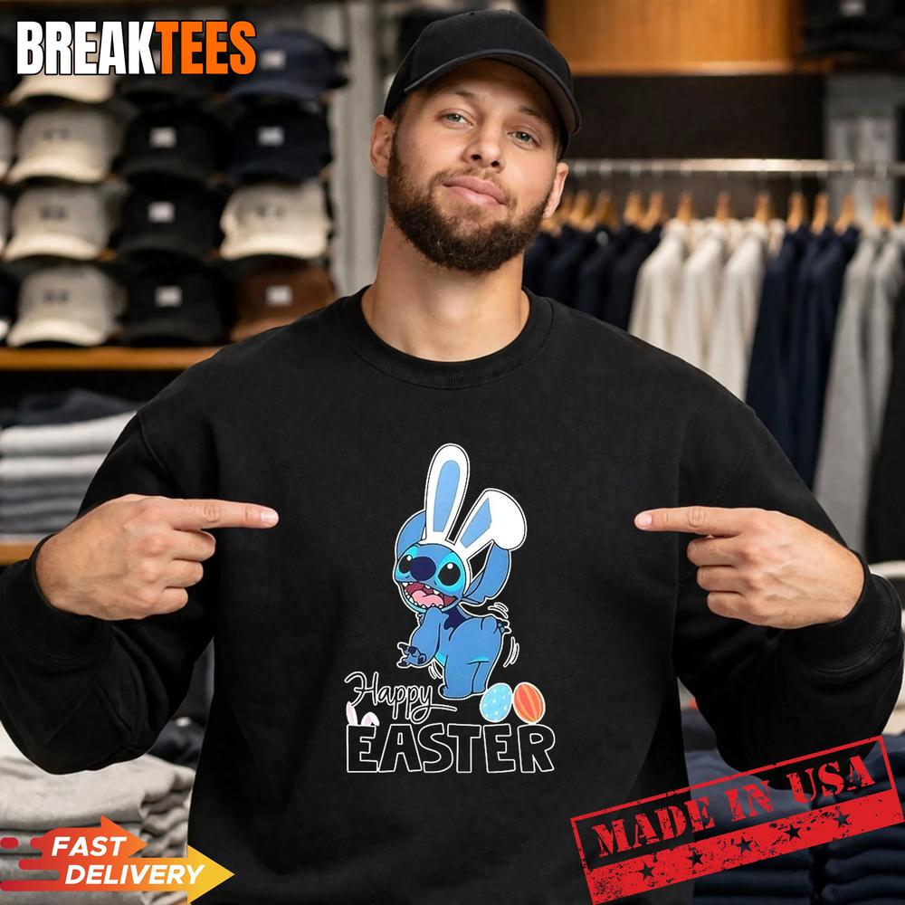 Stich Happy Easter 2026 T-Shirt