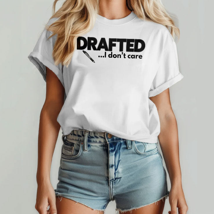 StillCory Tiktok Meme Drafted I Don’t Care T Shirt