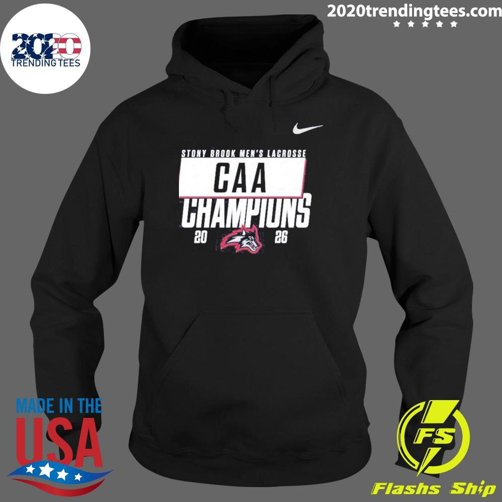 Stony Brook Seawolves 2026 CAA Men’s Lacrosse Champions Shirt