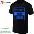 Straight Outta Curacao flag shirt