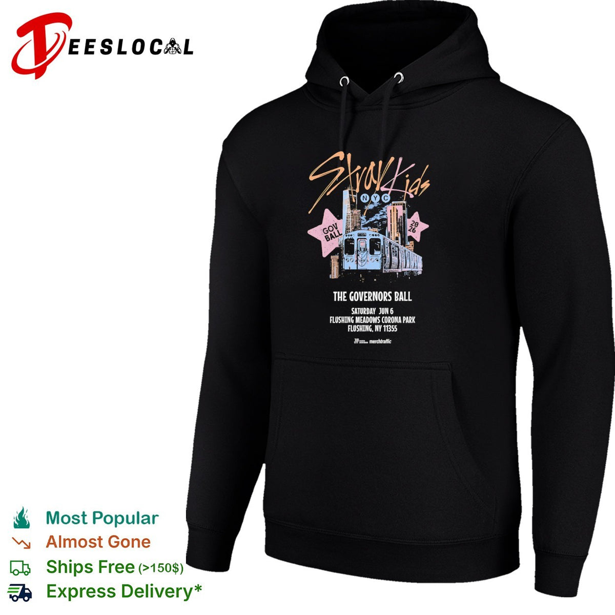 Stray Kids NYC Gov Ball 2026 The Governors Ball Saturday Jun 6 Flushing Meadows shirt