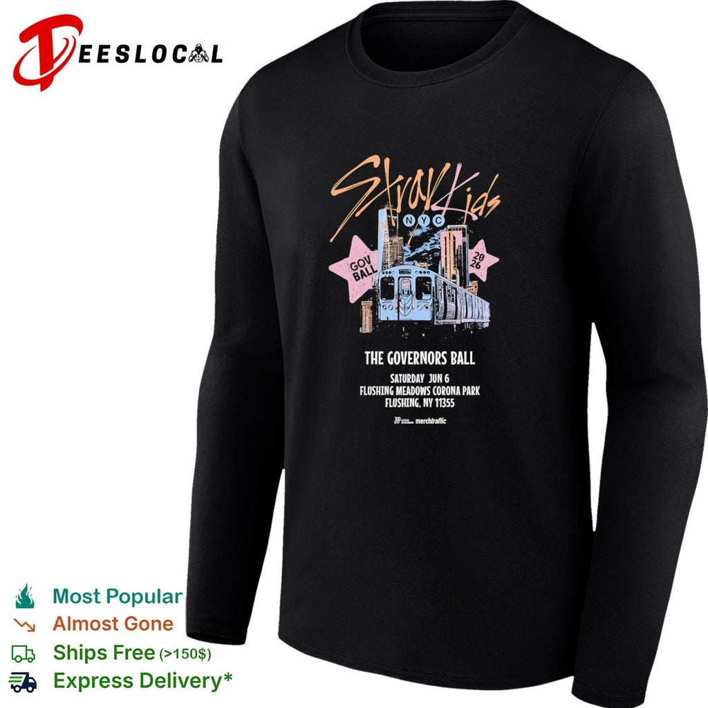 Stray Kids NYC Gov Ball 2026 The Governors Ball Saturday Jun 6 Flushing Meadows shirt