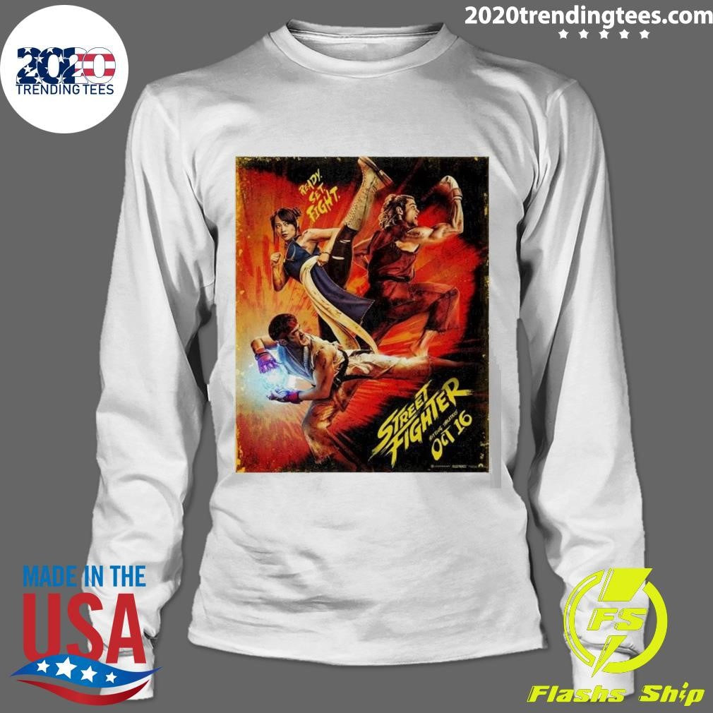 Street Fighter 2026 For Ryu Chun-Li And Ken Masters Hitting Theatres On October 16 Shirt