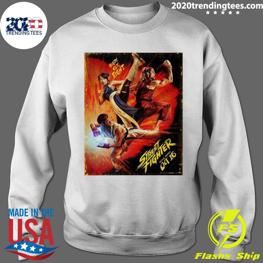 Street Fighter 2026 For Ryu Chun-Li And Ken Masters Hitting Theatres On October 16 Shirt
