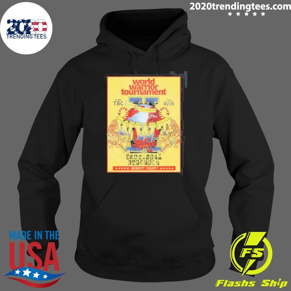 Street Fighter Movie World Warrior Tournament Flyer April 16, 2026 Shirt